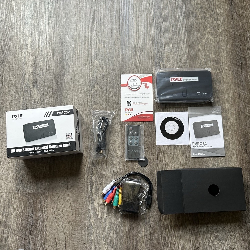 NEW Pyle PVRC52 HD‎ External Capture Card PC Video Recording System HD 1080p